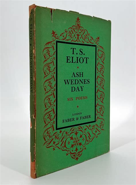Eliot Ash Wednesday T.S. Eliot Vintage The Waste Land, Ash Wednesday,