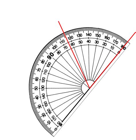 Image result for Measuring Angles Using a Protractor