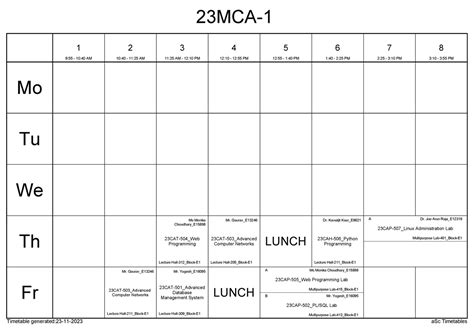 Special Timetable Classwise-1(23-11-2023) - LUNCH 23CAT-504_Web ...