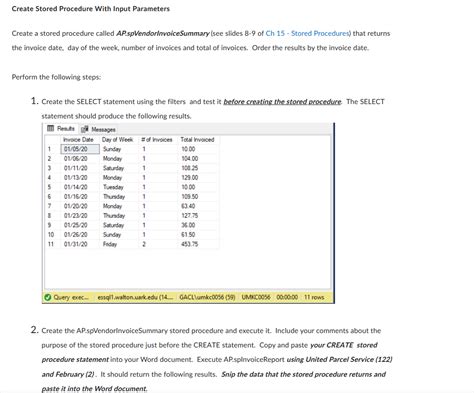 Image result for How to Create Stored Procedures Programs with in Parameters