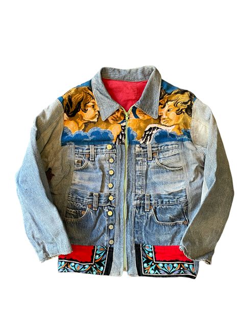 Levi's Remake denim jacket (size:-)bo-120 | FABRIC used clothing store