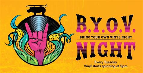 BYOV (Bring Your Own Vinyl) Night - Bands youve seen: MUST wear t-shirt ...