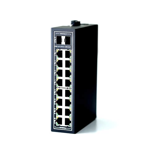 WIWAV WDH-16ET2GF-DC 10/100Mbps Unmanaged 18-Port Industrial Ethernet ...
