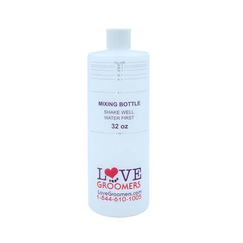 Buy GROOMER ESSENTALS 32oz Dilution Bottles - Set of 4 - Professional ...