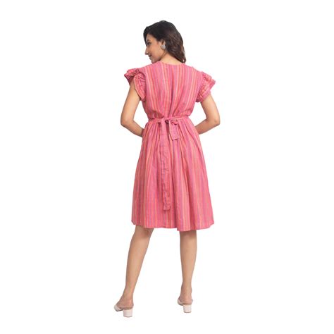 Soma Pink Yarn Dyed Tunic