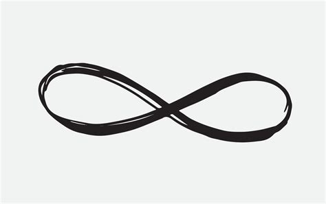 Infinity sign hand drawn illustration 21502570 Vector Art at Vecteezy
