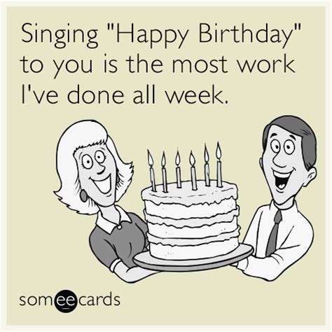 Happy Birthday Funny Ecards Coworker