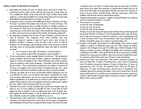 2024 Linear Programming Problems 的图像结果