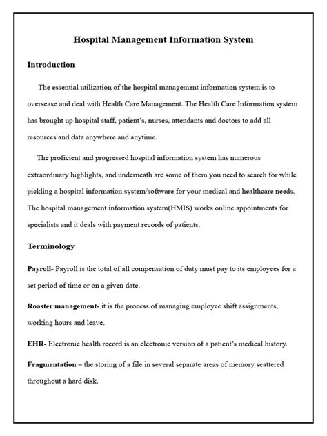 Hospital Information System Maintains Less Paperwork 的图像结果