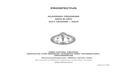 Sree Chitra Tirunal Institute for Medical Sciences and Technology ...