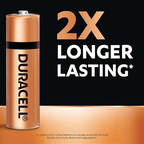 DURACELL Alkaline AA, Everyday Devices, Clock, Toy, Remote Battery ...