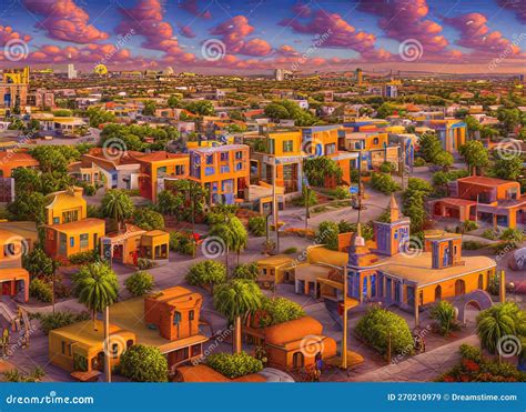 Spring Creek Neighborhood in San Antonio, Texas USA. Stock Illustration ...