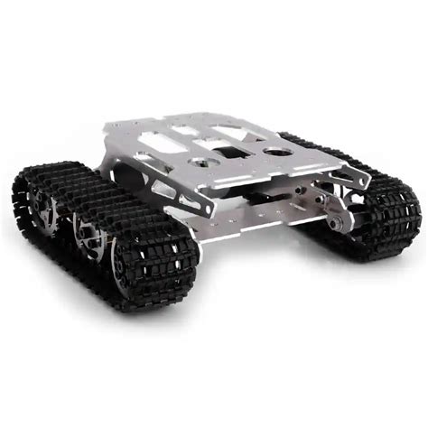 Aluminium Alloy Smart Tank Crawling Chassis With Motor DIY