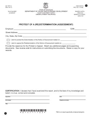 2019-2026 Form MI UIA 1471-C - Fill Out, Sign & Share Online | pdfFiller