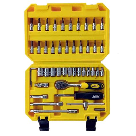 AASONS Socket Set, 46 Pieces Spanner Socket Set 1/4" Car Repair Tool ...