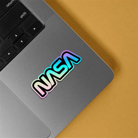 NASA Holographic Sticker – Explore the Cosmos in Style with Reflective ...