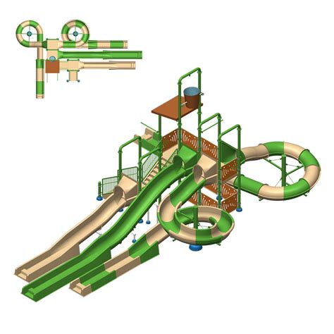 Aqua Towers | APARC Waterslides
