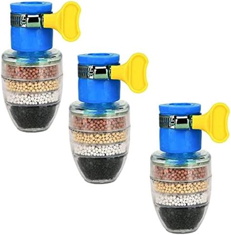 ZURU BUNCH® 6 Layer Water Filter Faucet Carbon Water Filters Universal ...