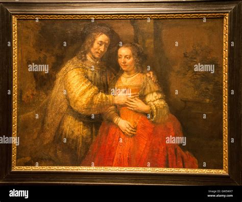 'the jewish bride' 1665-1669 rembrandt van rijn Stock Photo - Alamy