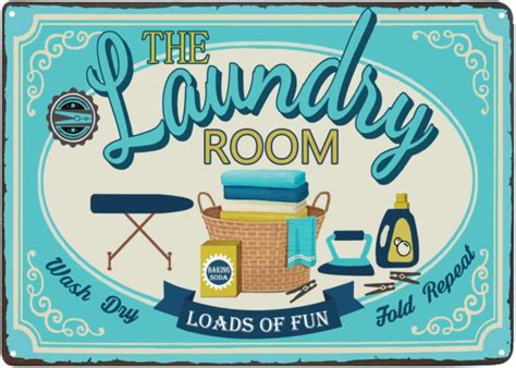Amazon.com: PXIYOU The Laundry Room Loads of Fun Vintage Farmhouse ...