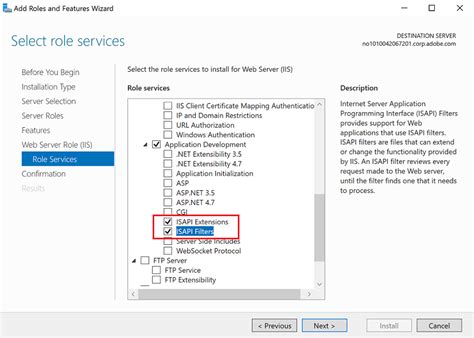 Set up the internal update server