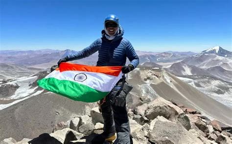 Kerala govt employee Shaikh Hassan Khan scales world's highest volcano