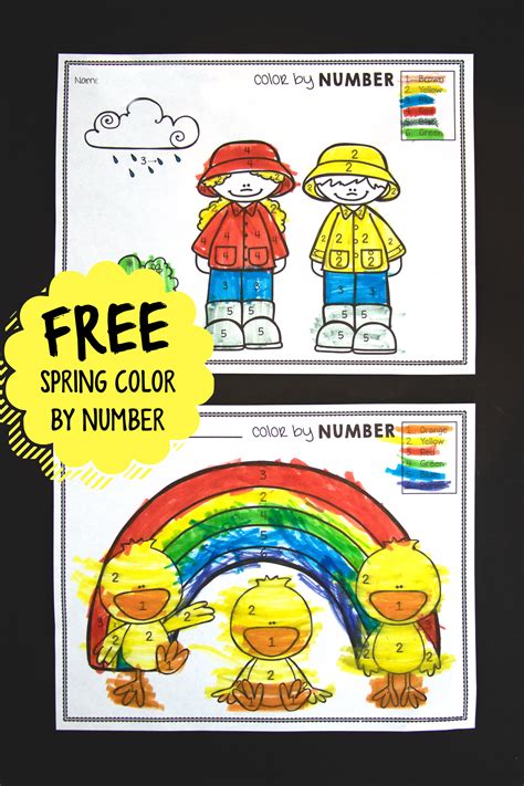 Spring Color by Numbers 的图像结果