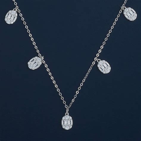 Silver Necklace for Women | Exquisite Silver Necklace Set Designs
