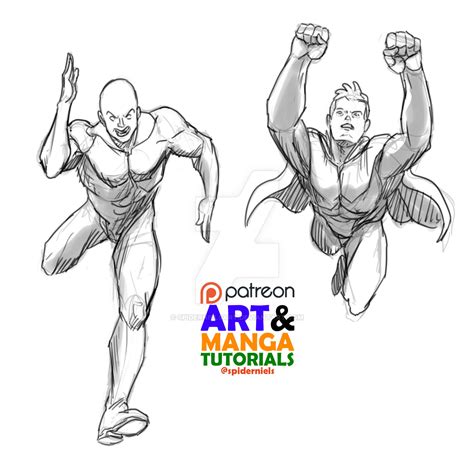 superhero poses by spidernielsart on DeviantArt