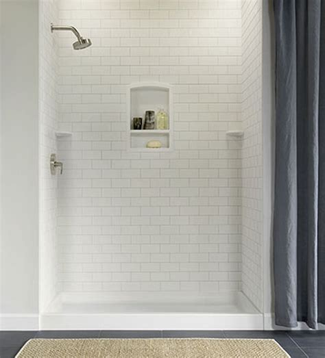 Fiberglass Shower Base With Tile Walls at Barbara Klein blog