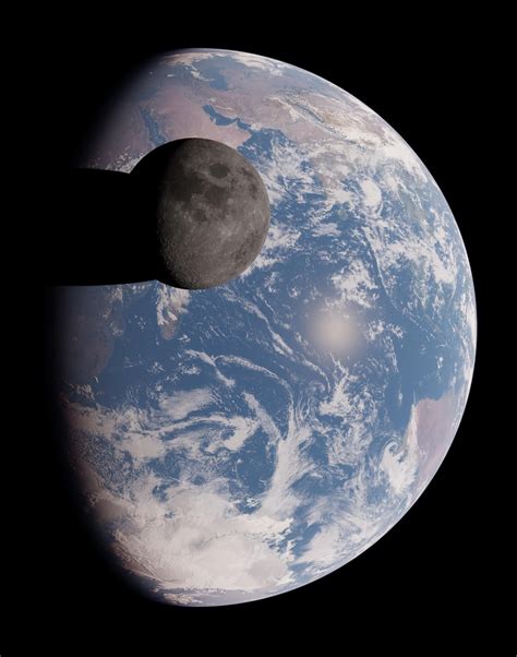 Moon Size Compared To Earth