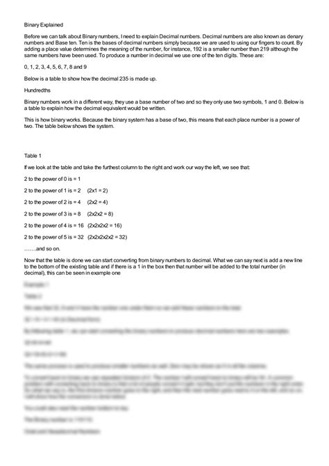 Image result for Binary Numbers Explained