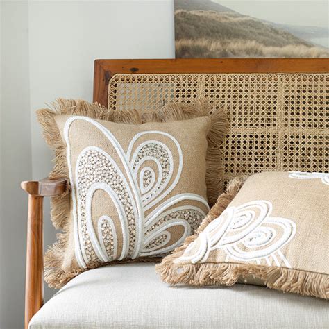 Earthy Elegance Jute Cushion Cover – SofaPotato