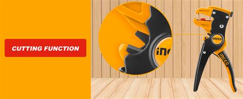 INGCO Wire Stripper, 2 in 1 Cable Wire Stripper with Cutter, 0.5mm~6mm ...