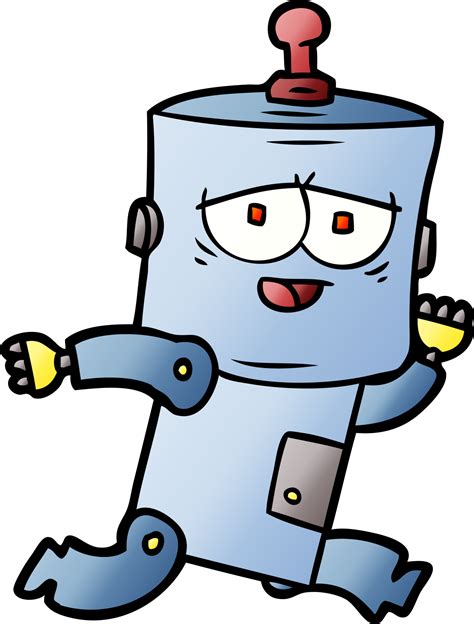 cartoon robot drawing 46695471 PNG