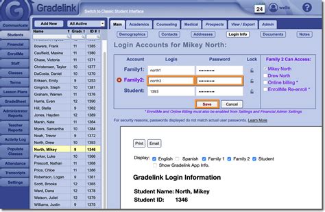 Adding a second Family Account : Gradelink Support Community