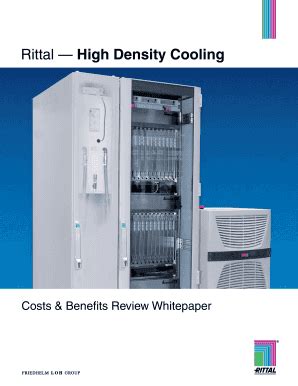 Fillable Online Data Center Cooling White Paper Cost Benefits of High ...