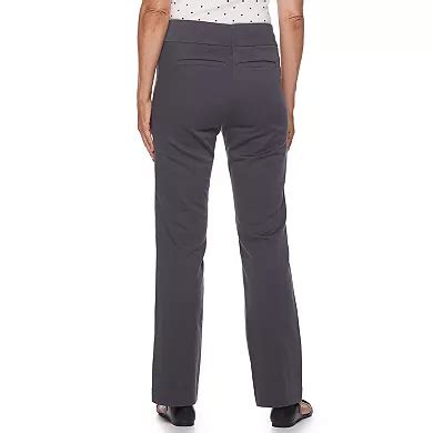 Women's Croft & Barrow® Effortless Stretch Pull-On Bootcut Pants