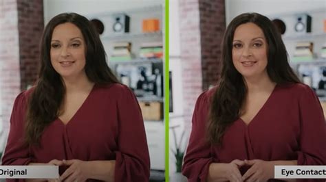 This deepfake tool helps presenters maintain eye contact while reading ...