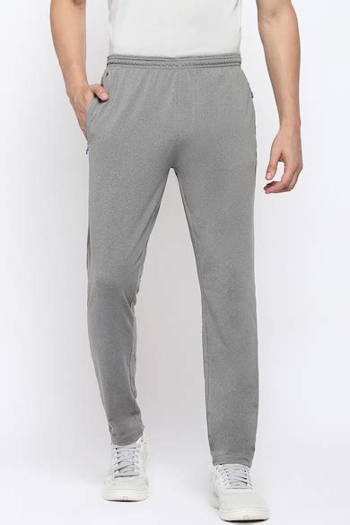 Buy Men Grey Solid Active Wear Track Pants Online - 619414 | Van Heusen