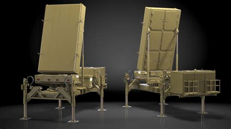 Ground Based Mobile Multi Mission Radar 3D model | 3D Molier International