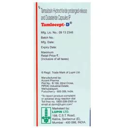 Tamlocept D Capsule | Uses, Side Effects, Price | Apollo Pharmacy