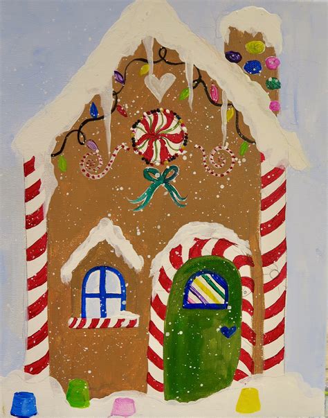 How To Paint Gingerbread House at Brianna Fornachon blog