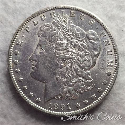 1891 S ~ Morgan Dollar ~ AU - For Sale, Buy Now Online - Item #916027