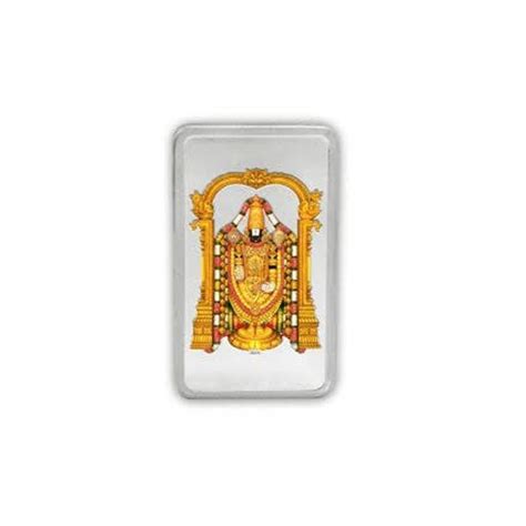 Pure Silver Balaji Colered 999 Silver Bars - Silver Palace