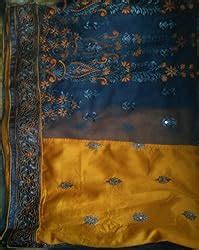 B BELLA CREATION Woven Art Silk Women's Georgette & Net Saree with ...