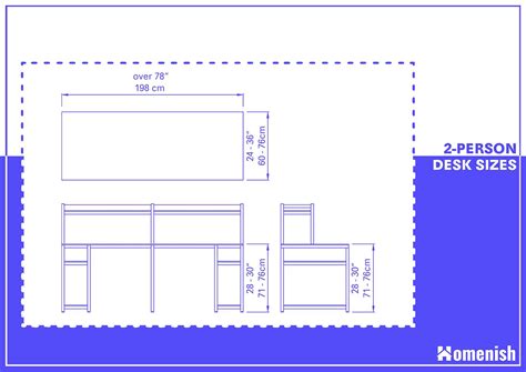 Typical Standard Desk Size (with 6 Drawings) - Homenish
