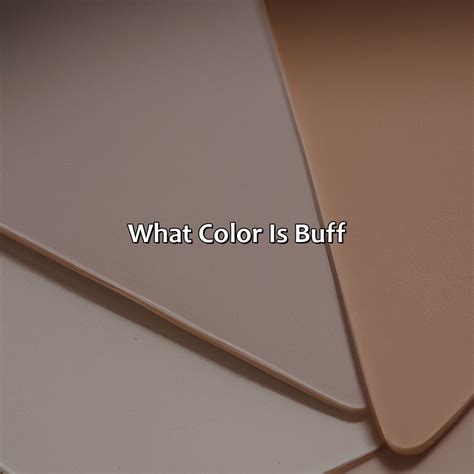 What Color Is Buff - colorscombo.com