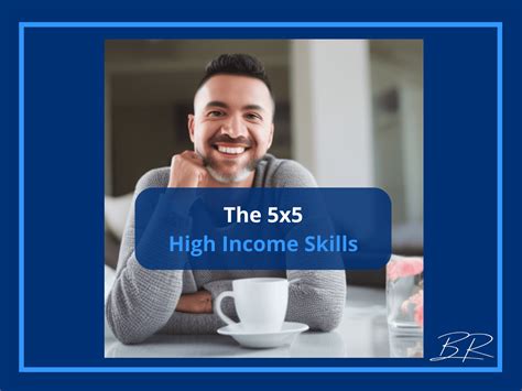 The 5X5 High Income Skills You Need To Learn - Peak Life Brandon