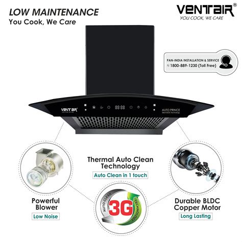 Auto Prince BLDC Silent Smart Autoclean Chimney (60 cm, 9 Speed Contro ...